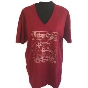 ❤ American Apparel Men's Large Wine Red T Shirt